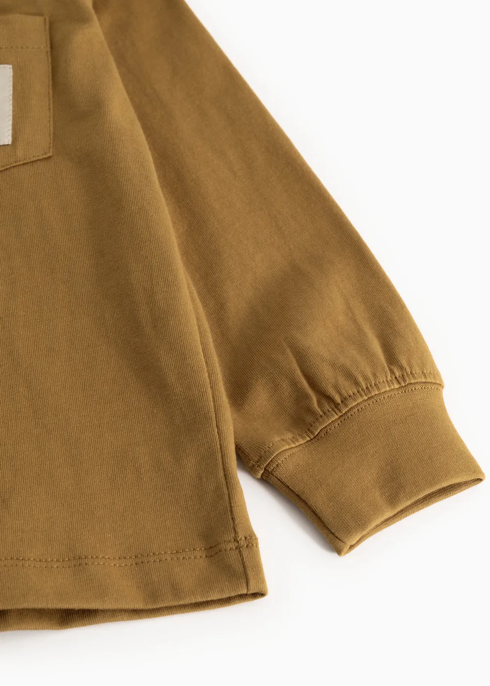 MarMar Tad LS bluse Deep Caramel langærmet bomuld