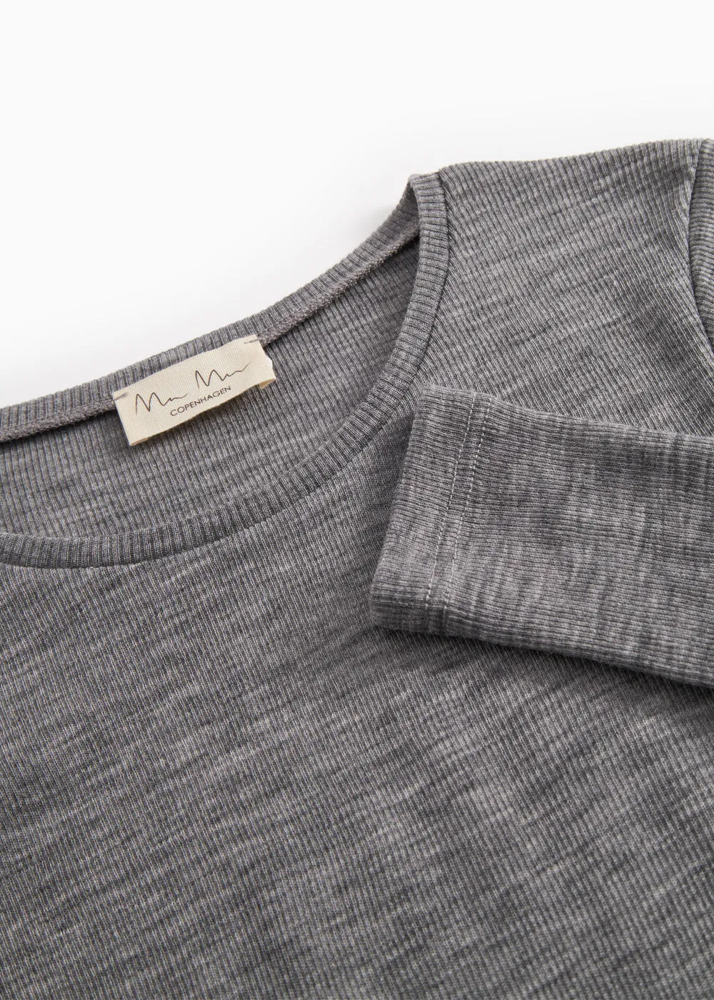 MarMar Tamra W bluse grey melange uld