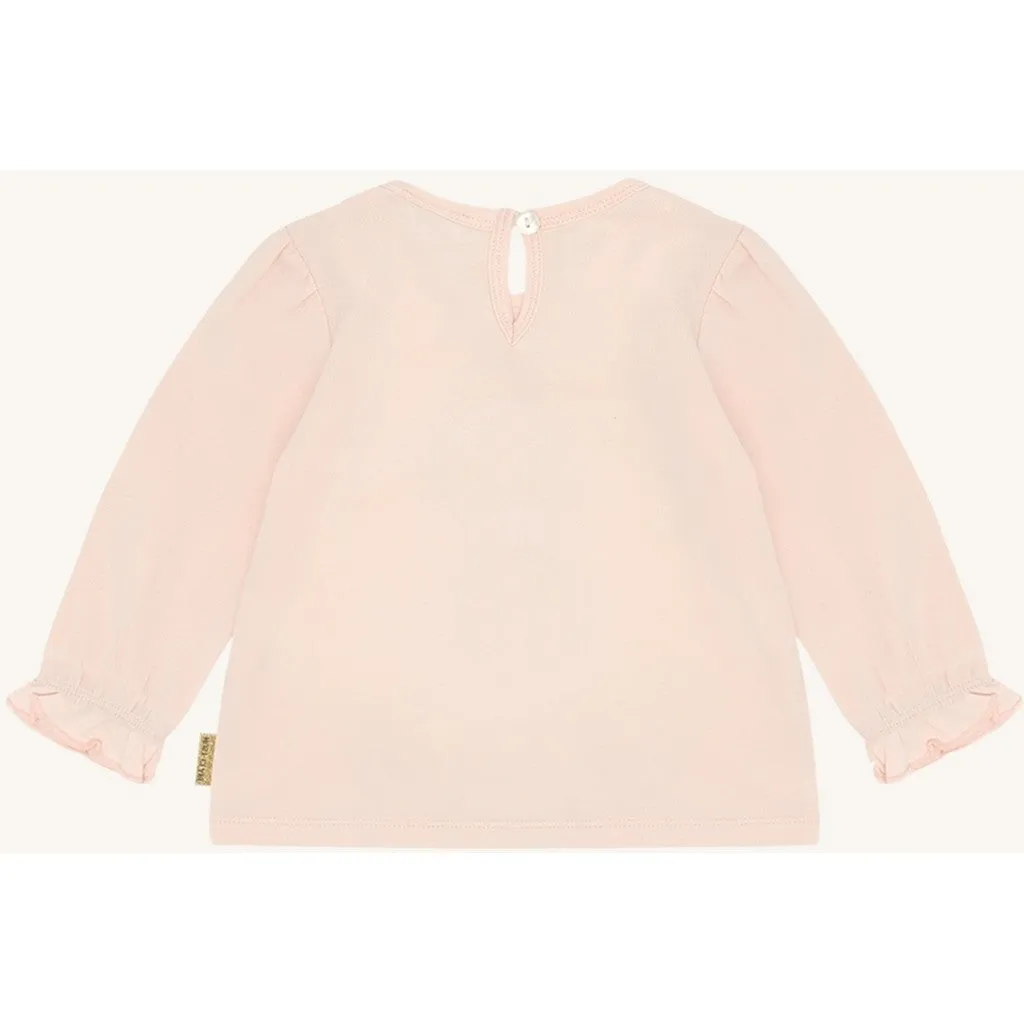 Hust & Claire Alma Poodle bluse Quartz bomuld