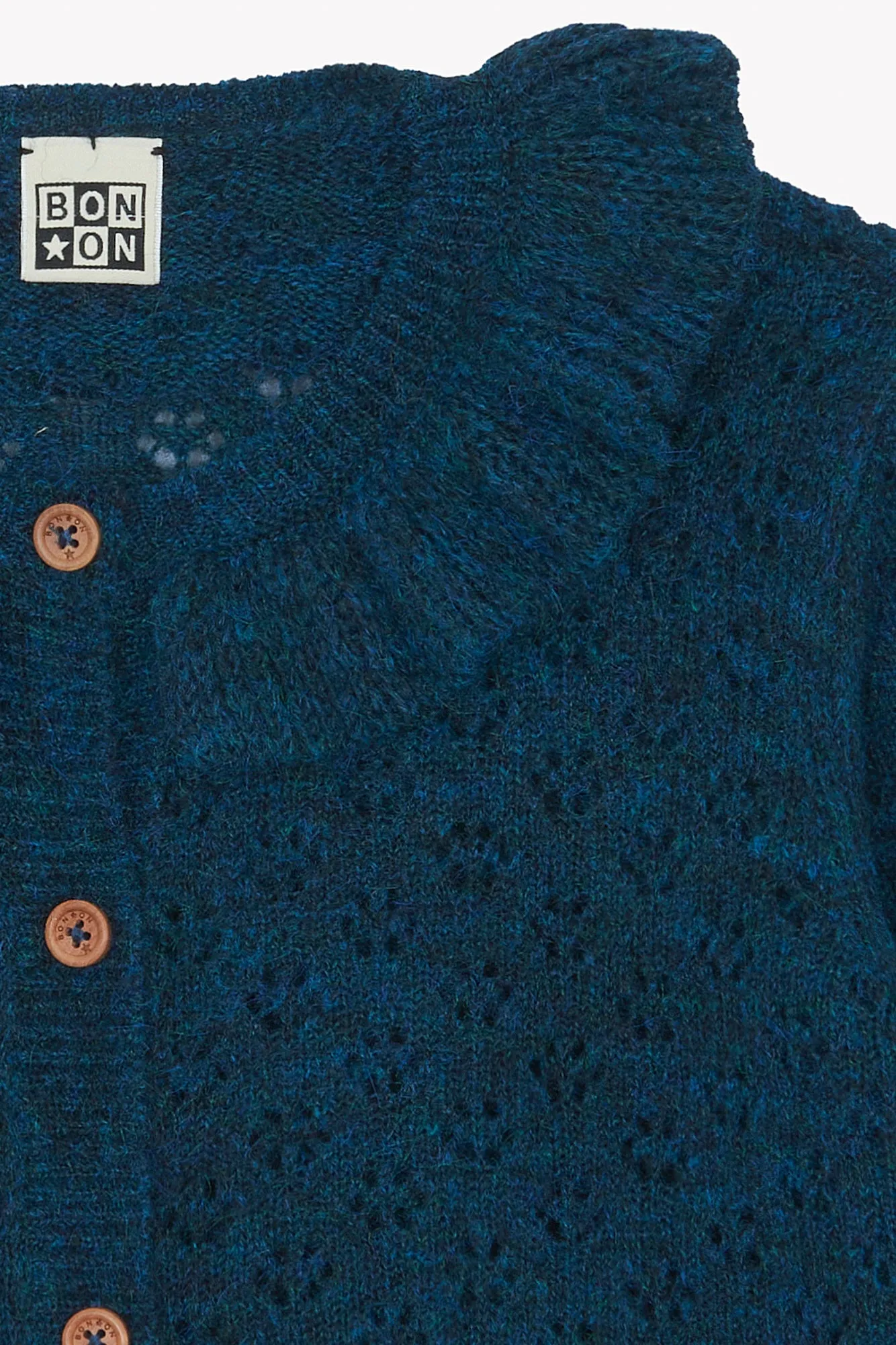 Bonton Corolle Blue Lake cardigan blå hjerte 6A