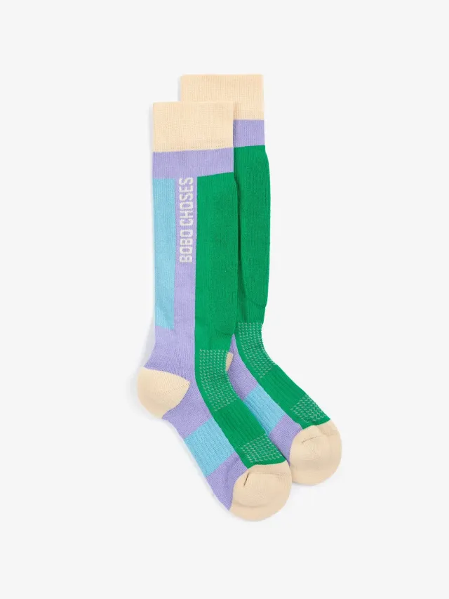 Bobo Choses ski lange strømper lilla 23-25