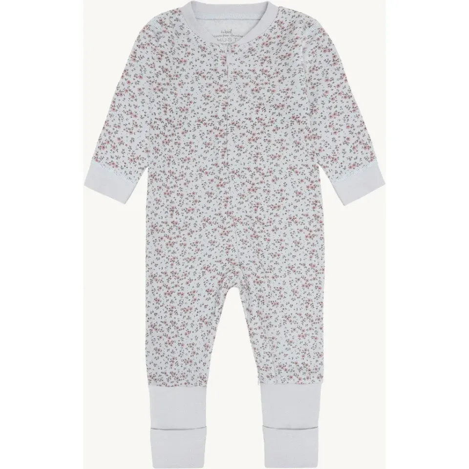 Hust & Claire Manu Zip Tiny natdragt A Bit Blue uld