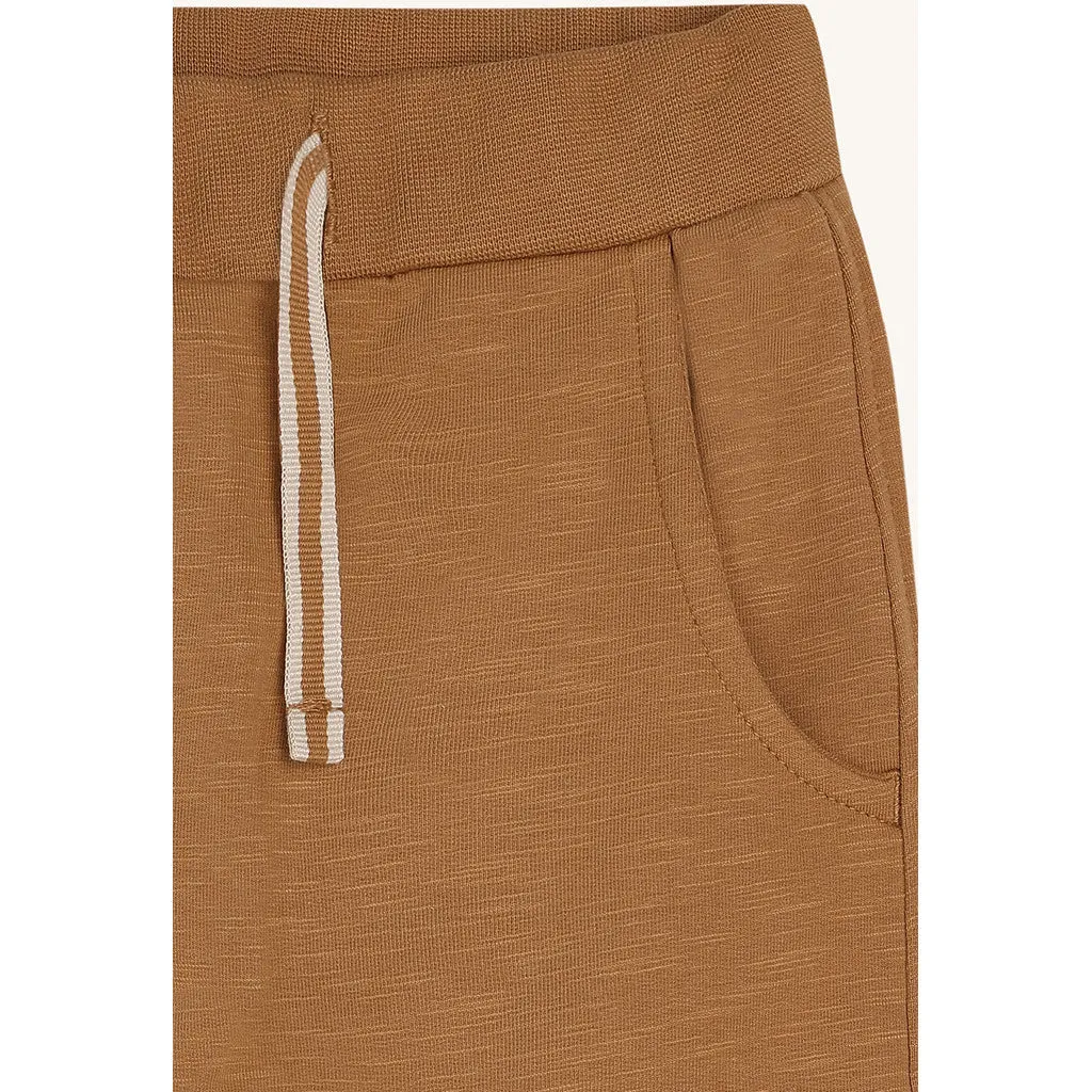 Hust & Claire Georgey Solid Brushed joggingbukser Chipmunk økologisk