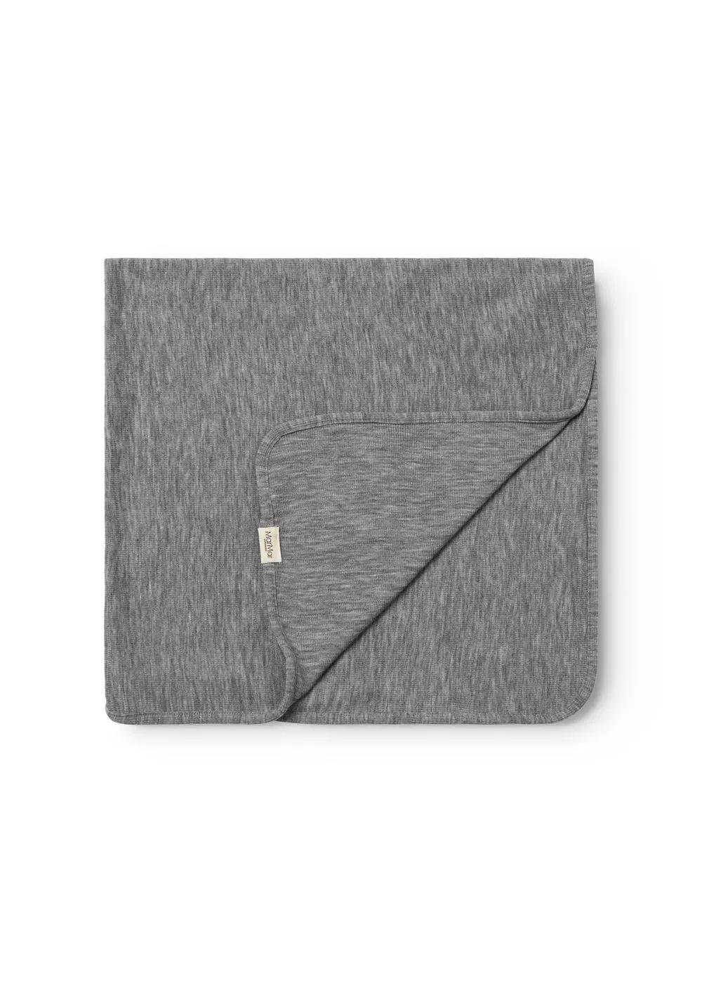 MarMar Alida babytæppe Grey Melange uld 80x80