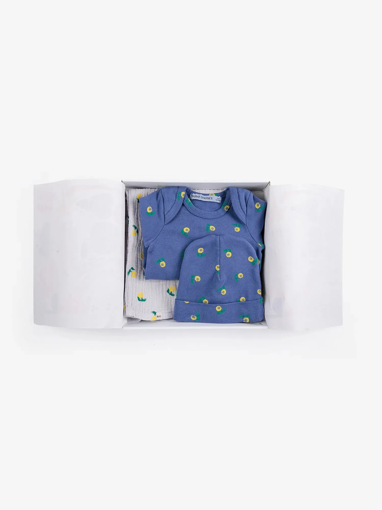 Bobo Choses Stamp Bloom all over gavesæt lilla 1M