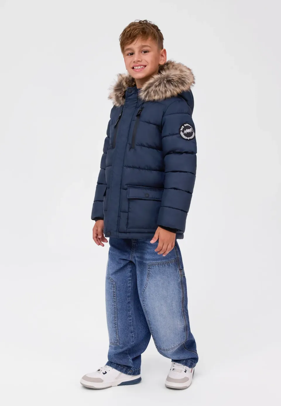 Minoti 45249 parka navy foret dreng