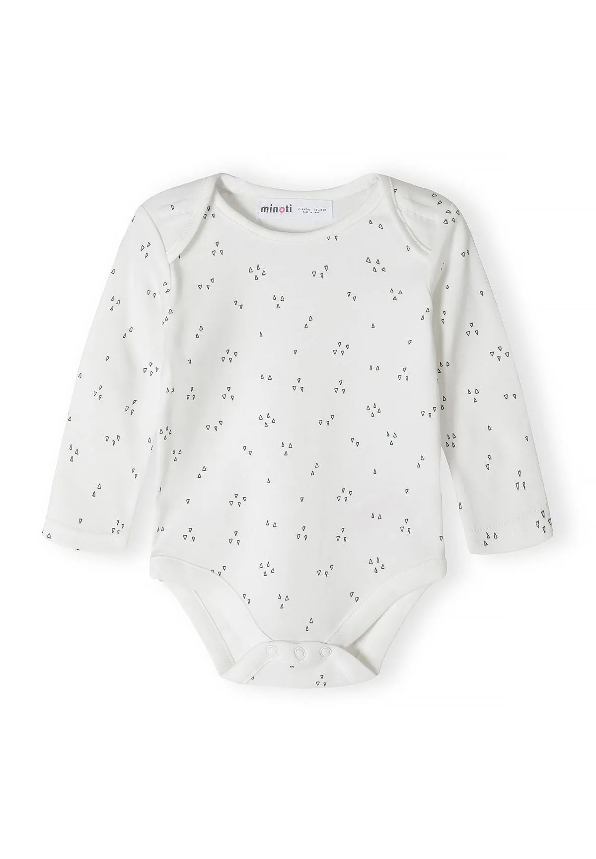 Minoti bodys langærmet print 7-pak til baby