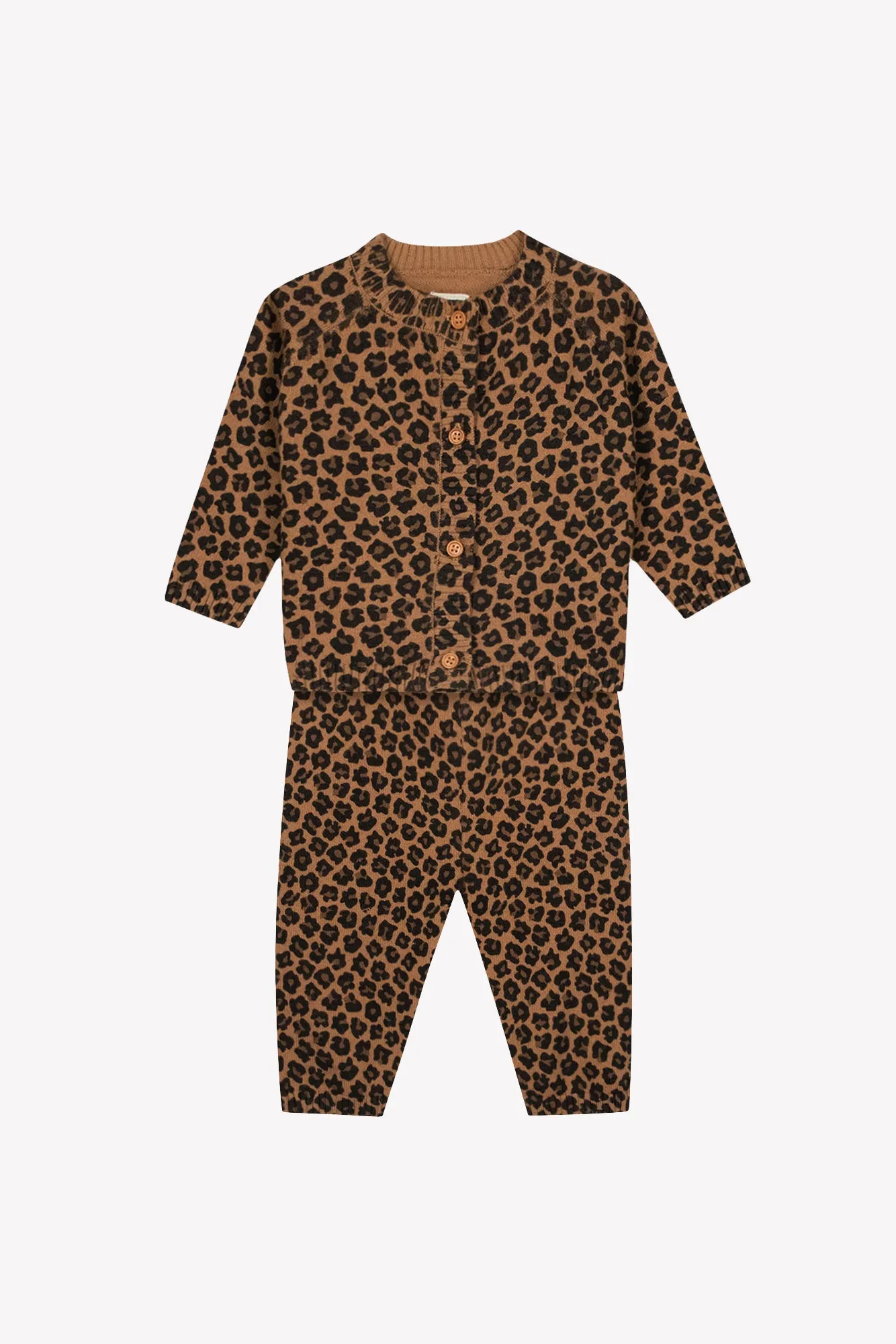 Bonton Toudou Léopard babysæt bomuld 2-delt leopard
