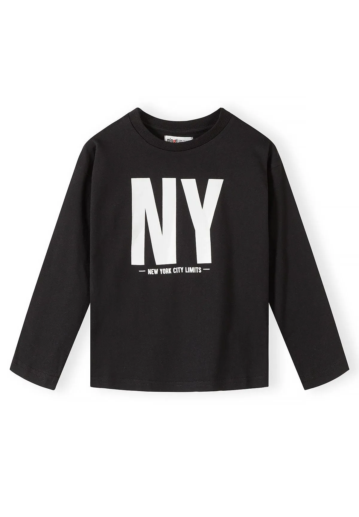 Minoti 45603 langærmet t-shirt 5-pak basketball bomuld