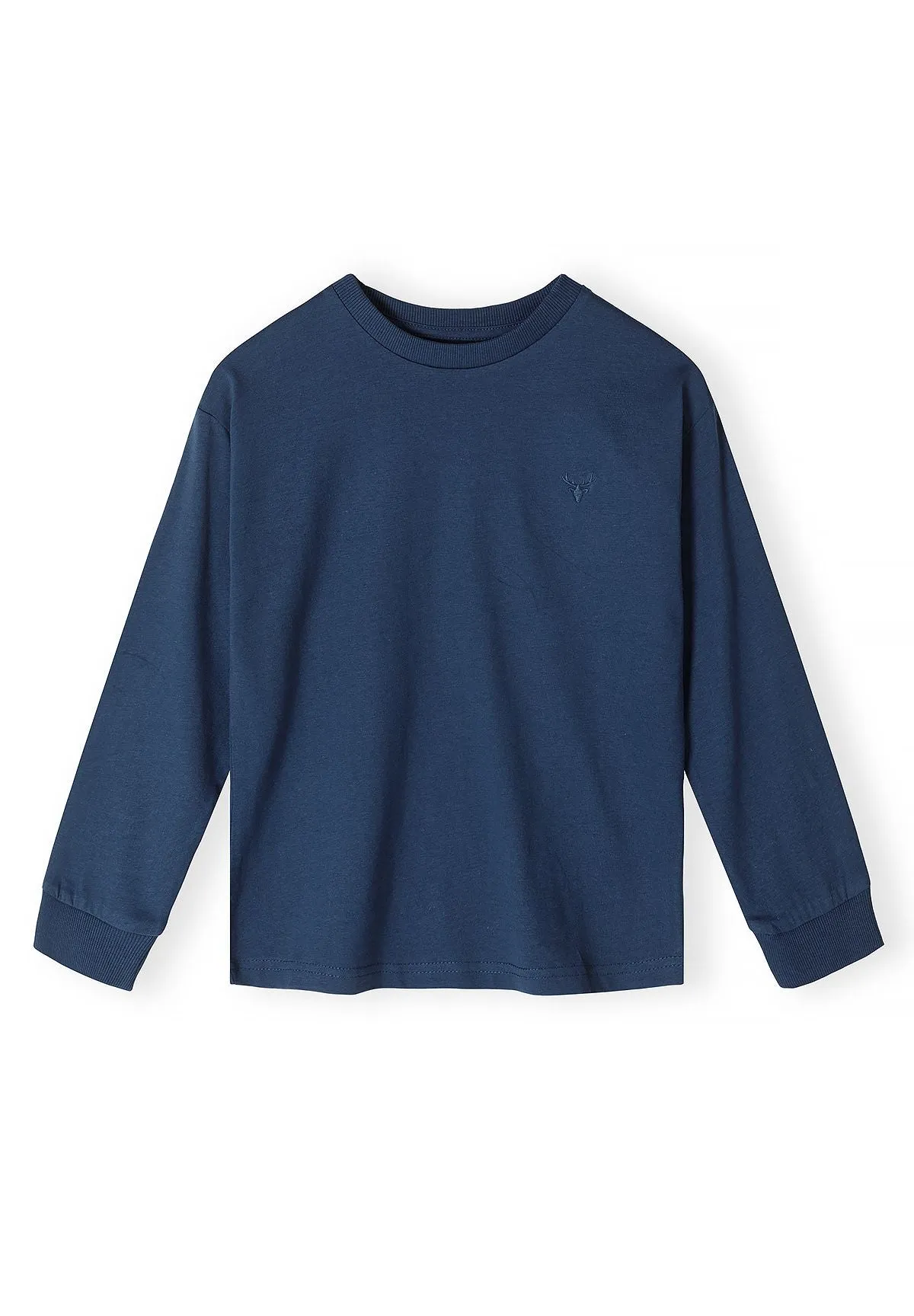 Minoti 45597 langærmet t-shirt 5-pak med hjort