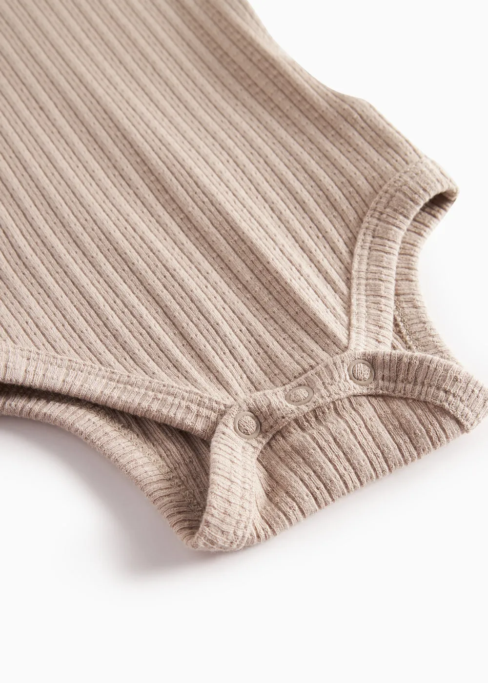 MarMar Benedicte bodystocking Soft Beige rib