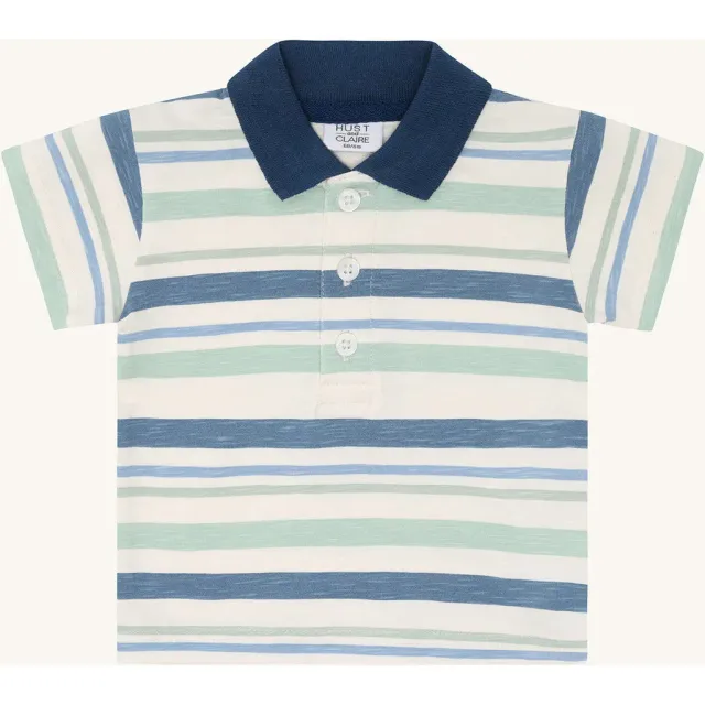 Hust & Claire HCAdrian Sunny polo Thunder økologisk