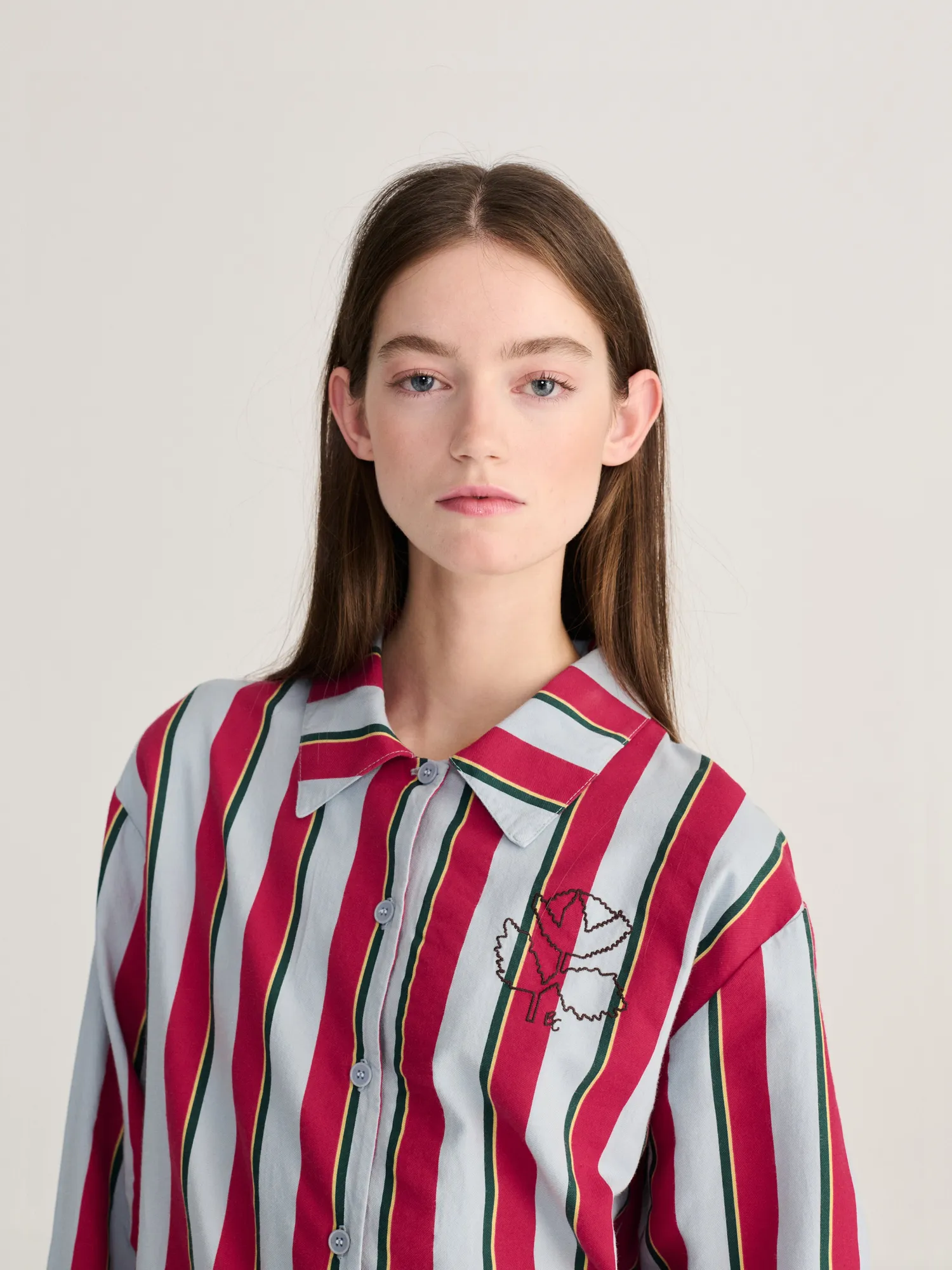 Bobo Choses All About Monsters Striped fluid nattøjssæt XS