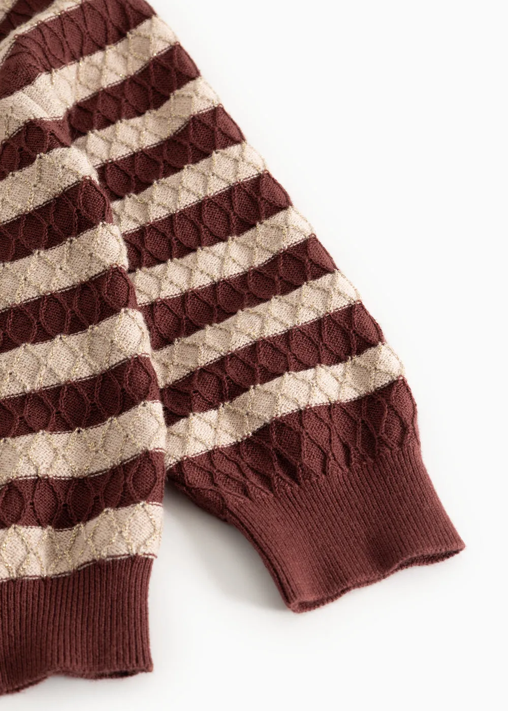 MarMar Copenhagen Taneno trøje Gold Glitter Stripe pige