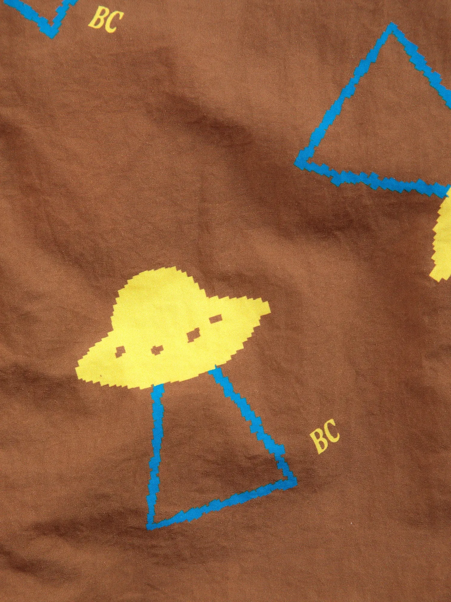 Bobo Choses Pixel Abduction vendbar jakke brun