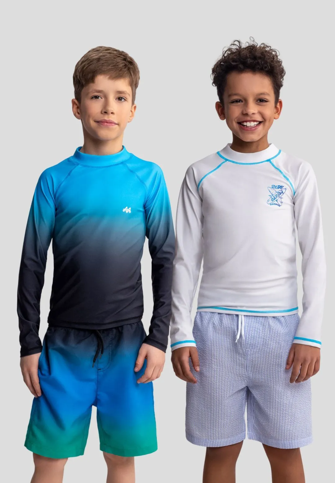 Minoti 44515 badebluse 2-pak surf hvid