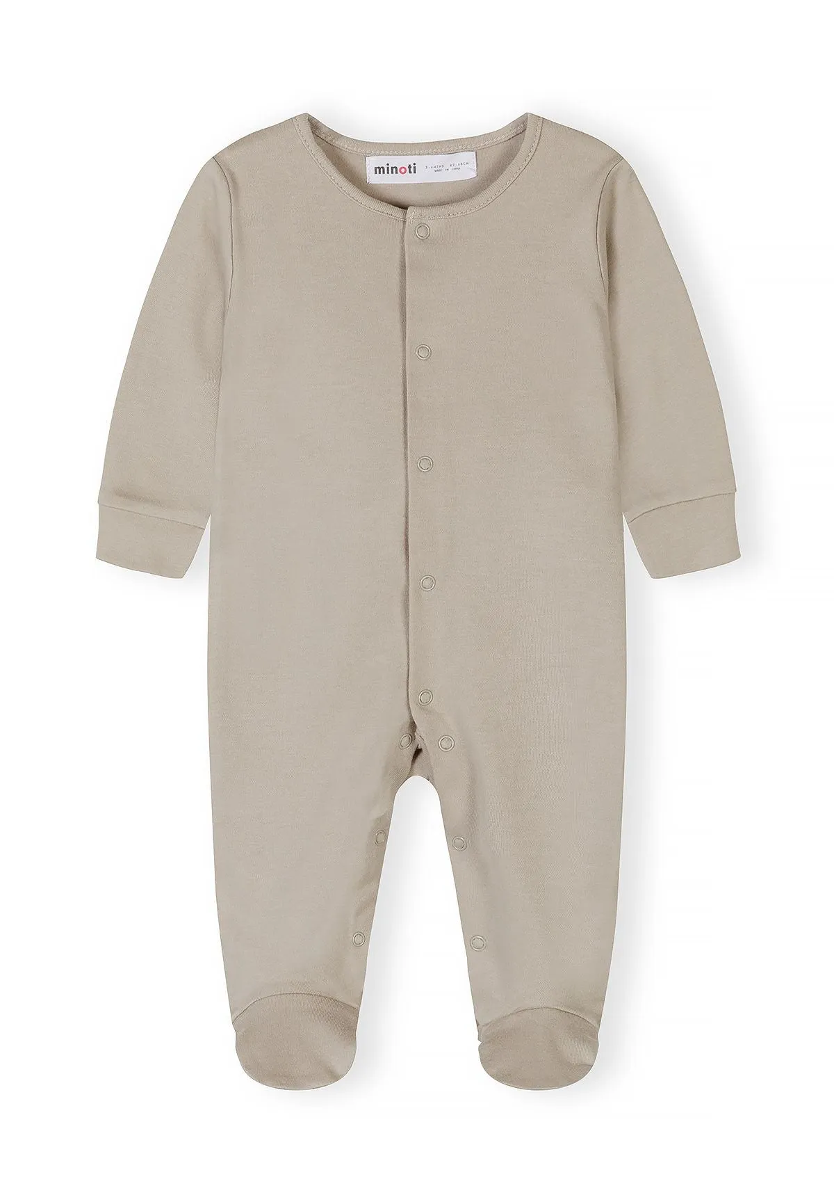 Minoti 44530 sparkedragt 5-pak beige med fødder