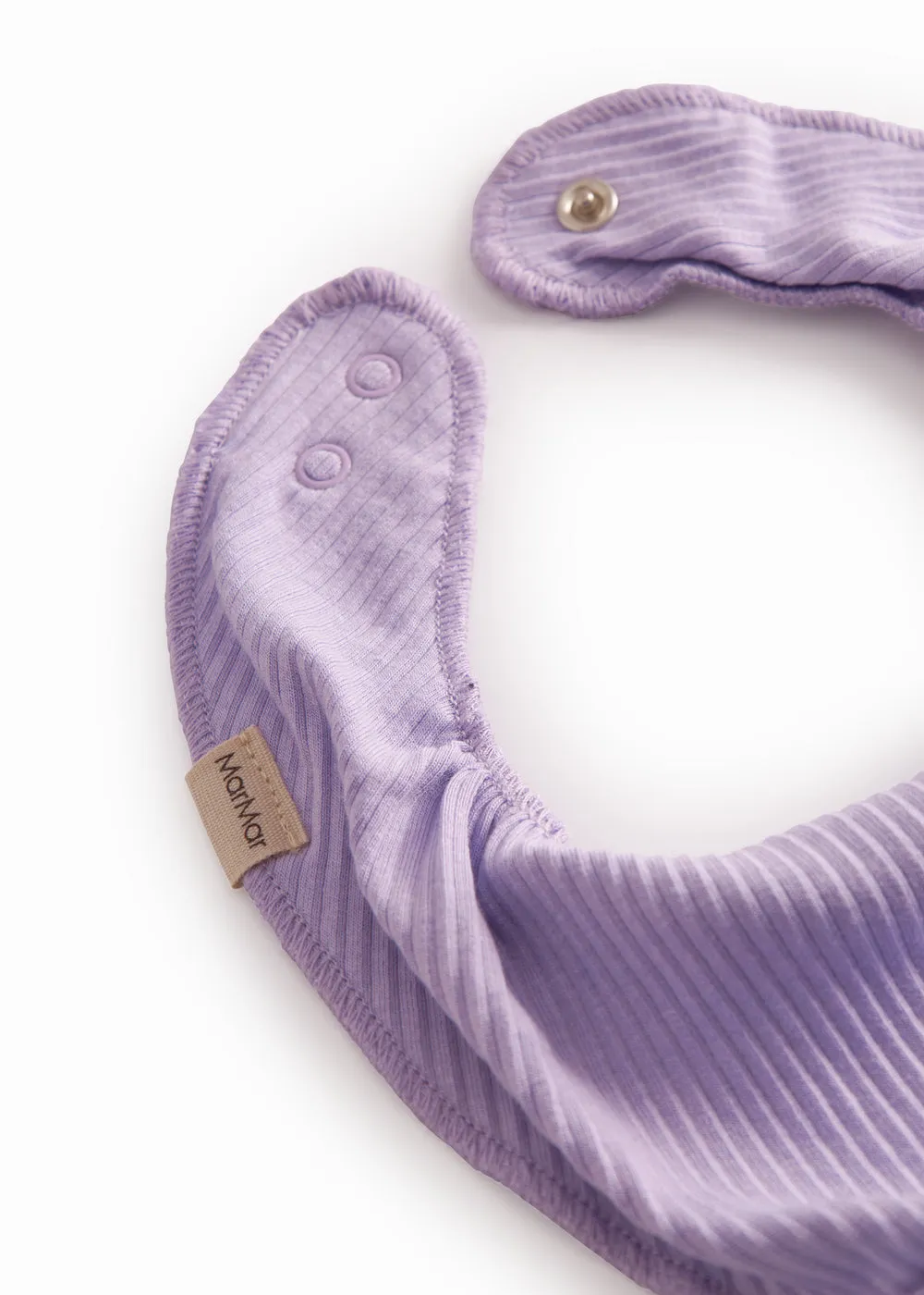 MarMar Dry Bib savlesmæk Lilacs dobbelt lag