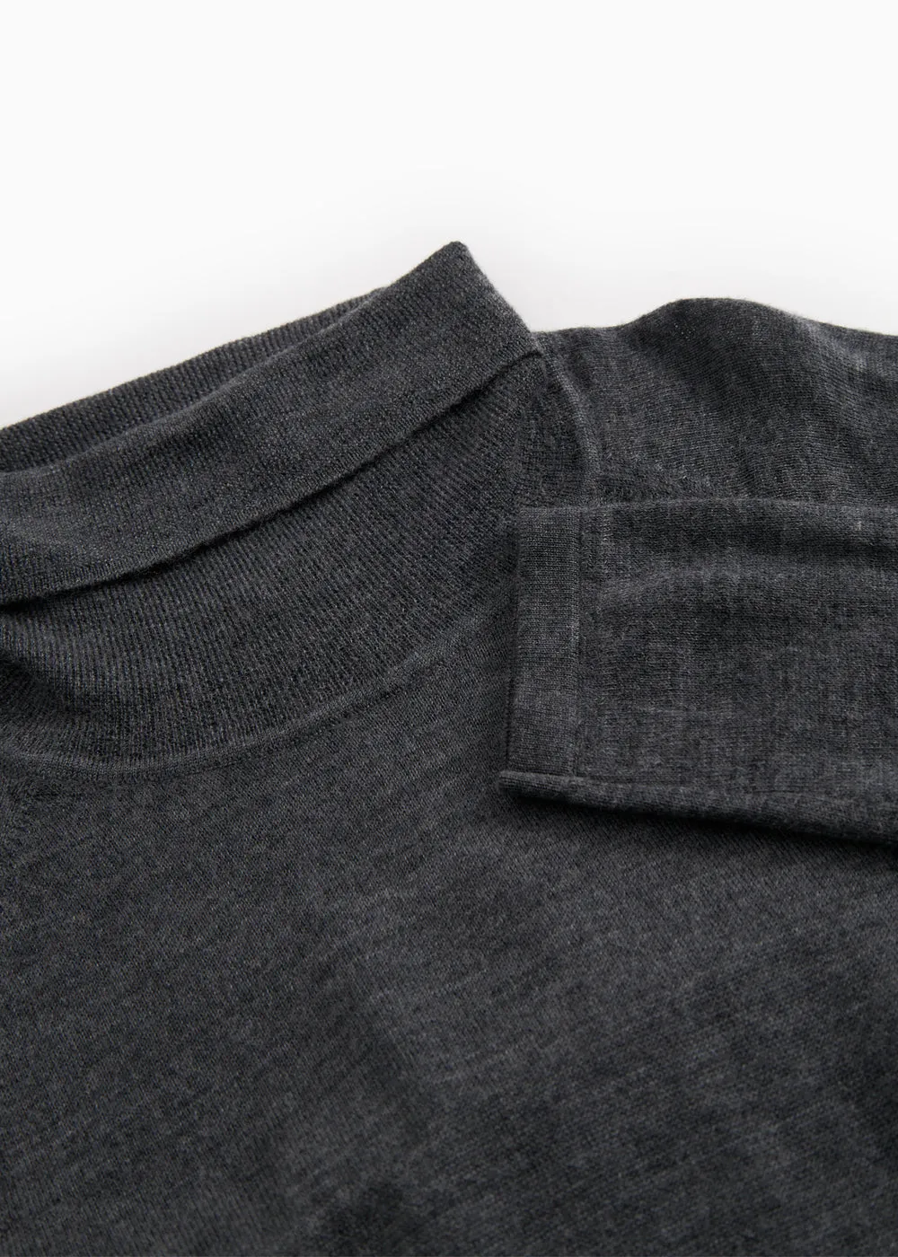 MarMar Trisha W bluse dark grey melange merino