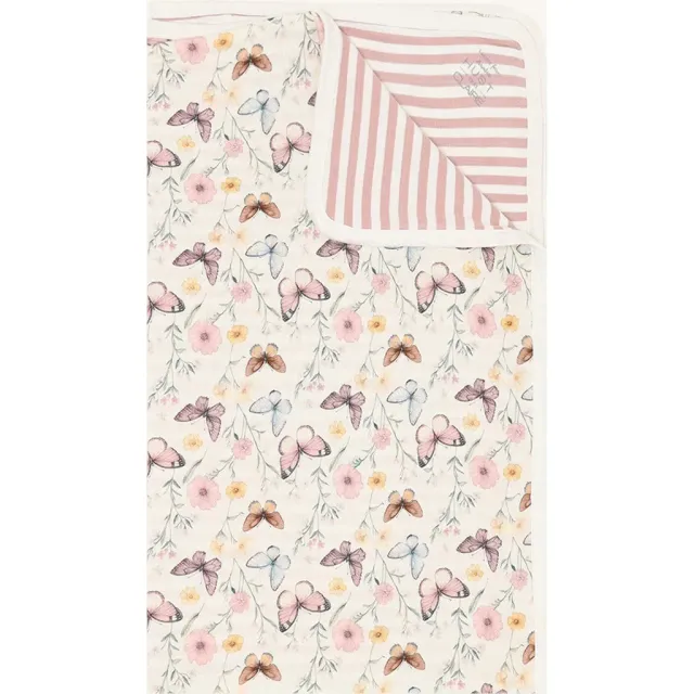 Hust & Claire HCFubi tæppe dusty rose bambus