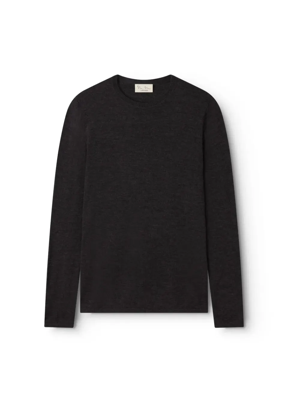 MarMar Tanne W bluse Black Grey Melange merino