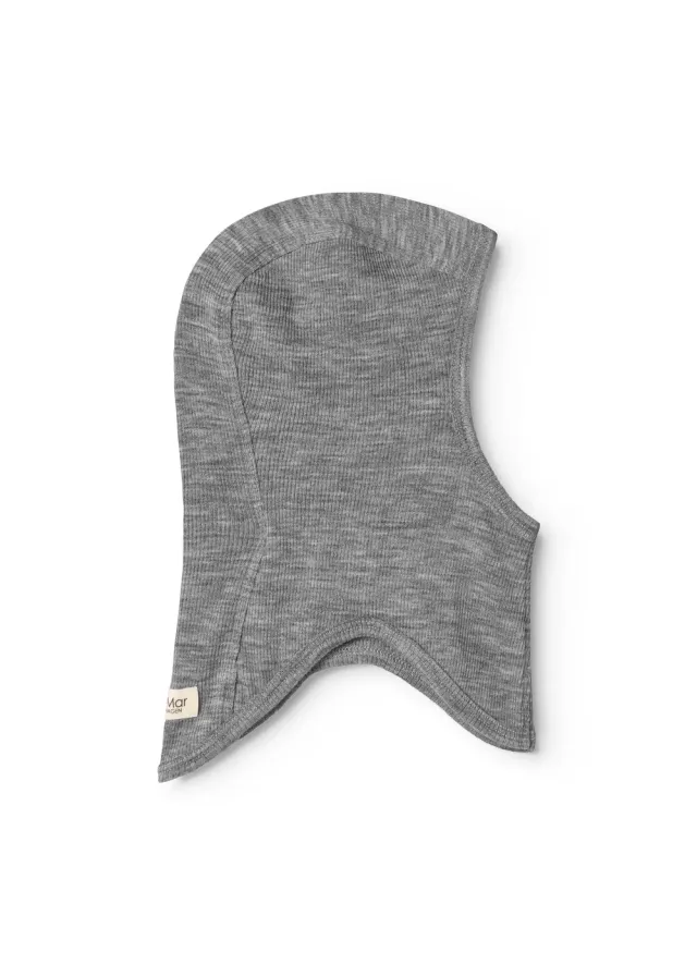 MarMar Balaclava elefanthue Grey Melange uld