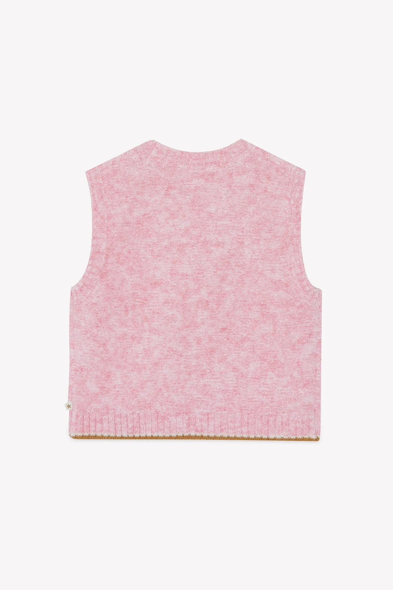 Bonton Lucia strikvest Pinkyee rosa snoning 6A