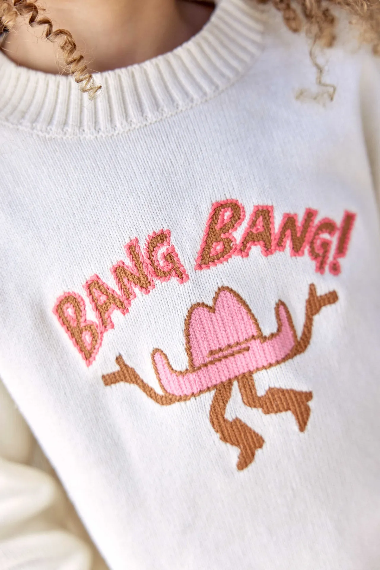 Bonton Lovely Bangbang sweater beige bomuld