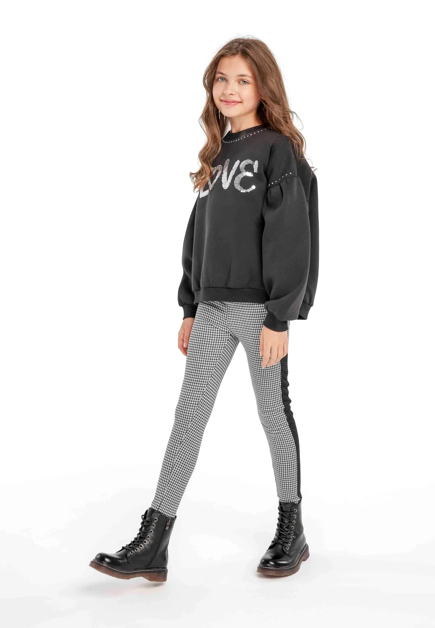 Minoti 39439 leggings sort hanetrin