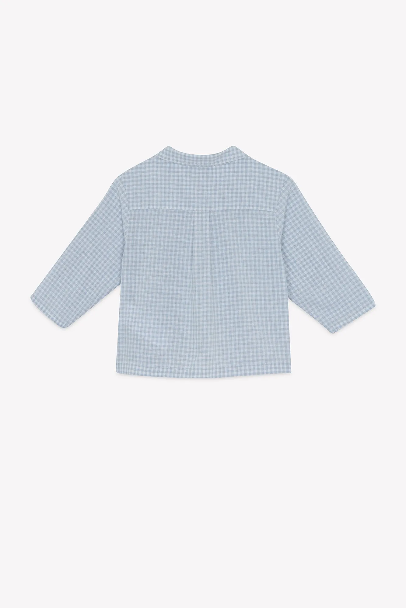 Bonton Pan skjorte ecru ternet vichy baby