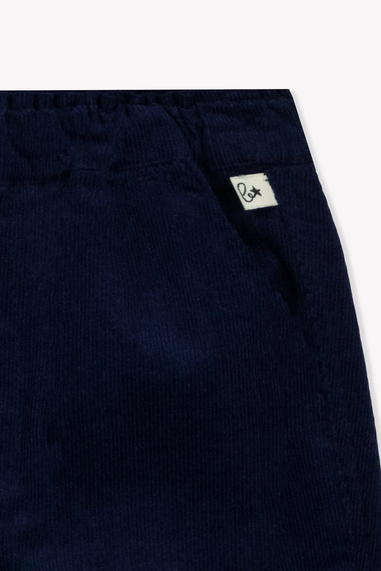 Bonton Lucky Sailor bukser blå velour