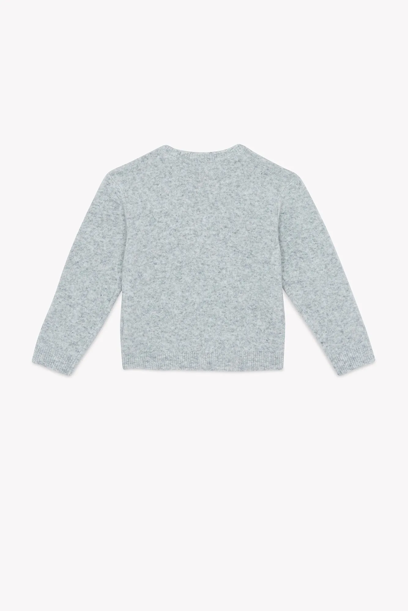 Bonton Faroe Missouri striktrøje grå logo drenge