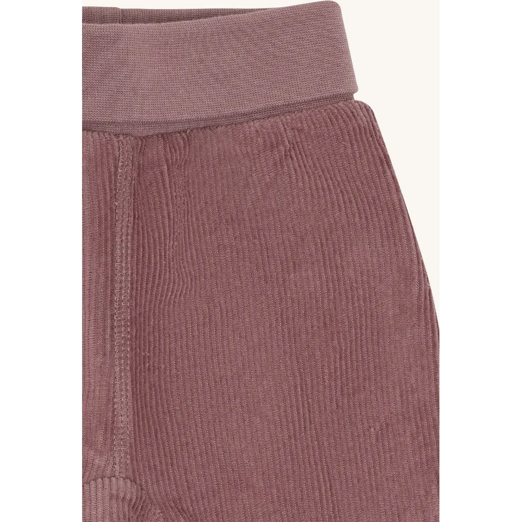 Hust & Claire HCGabe Velour joggingbukser Plum bomuld