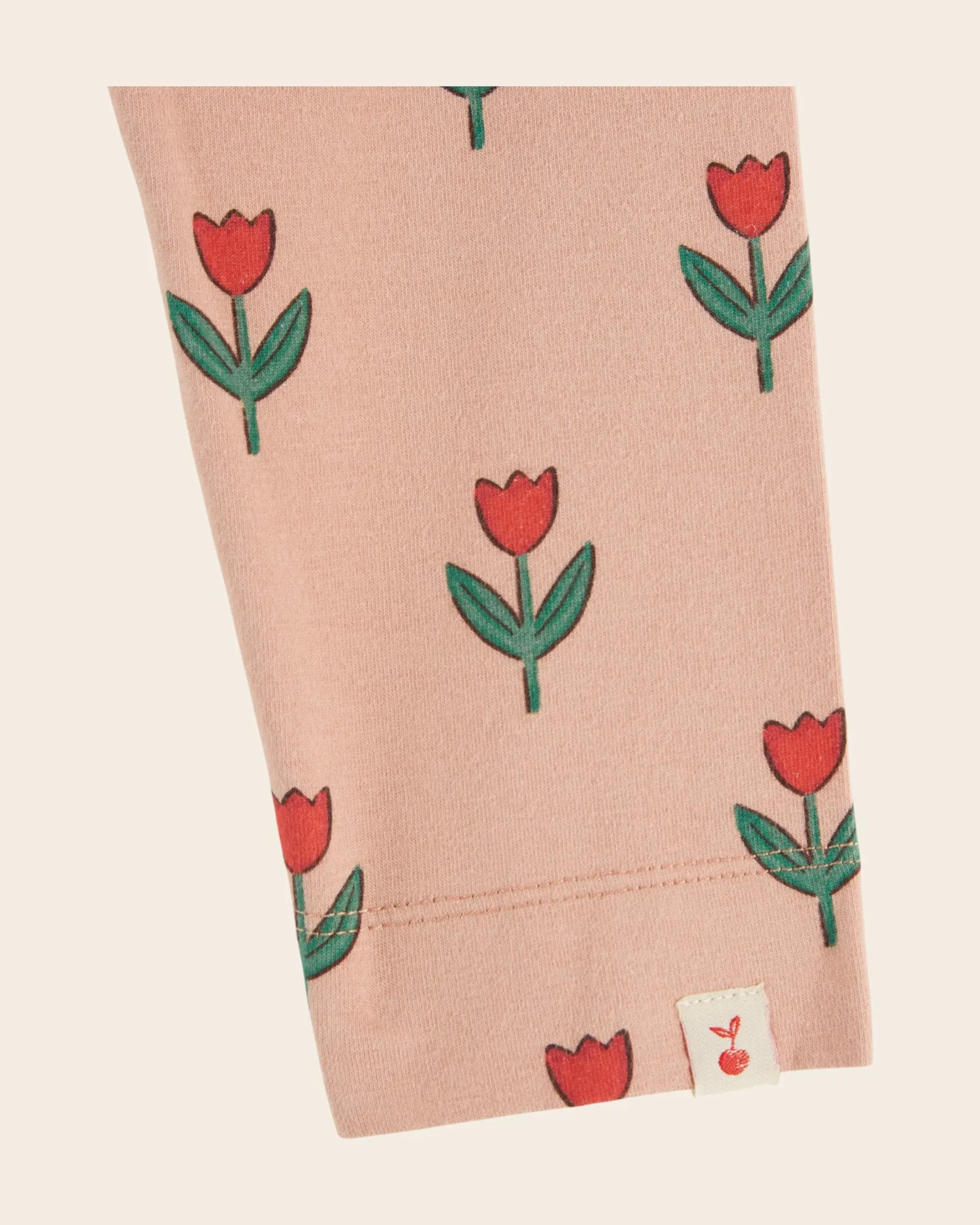 Emile et Ida Tulipe leggings lyserød økologisk