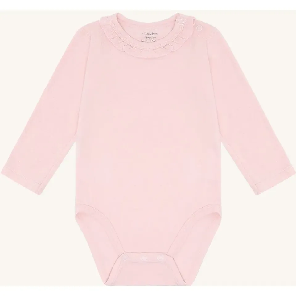 Hust & Claire Buller Flounce body Chalk Pink bambus