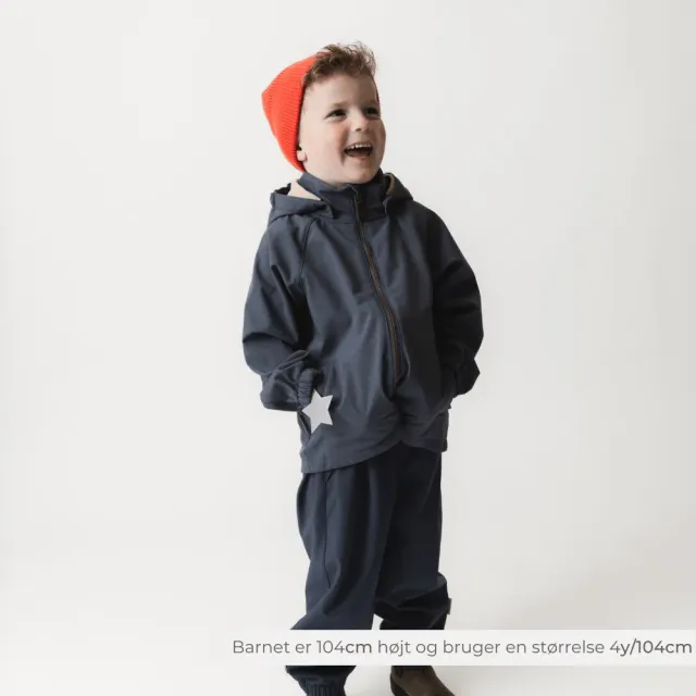 MINI A TURE MATADEN softshell jakke Ombre blue fleece