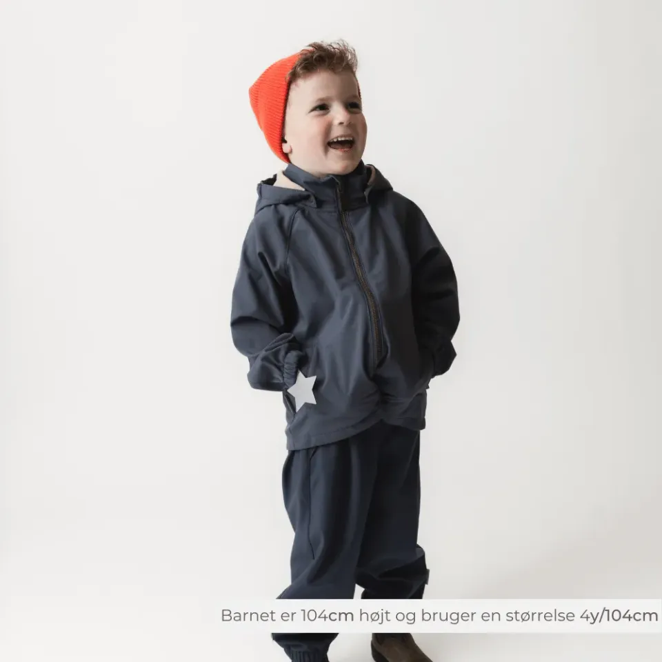 MINI A TURE MATADEN softshell jakke Ombre blue fleece