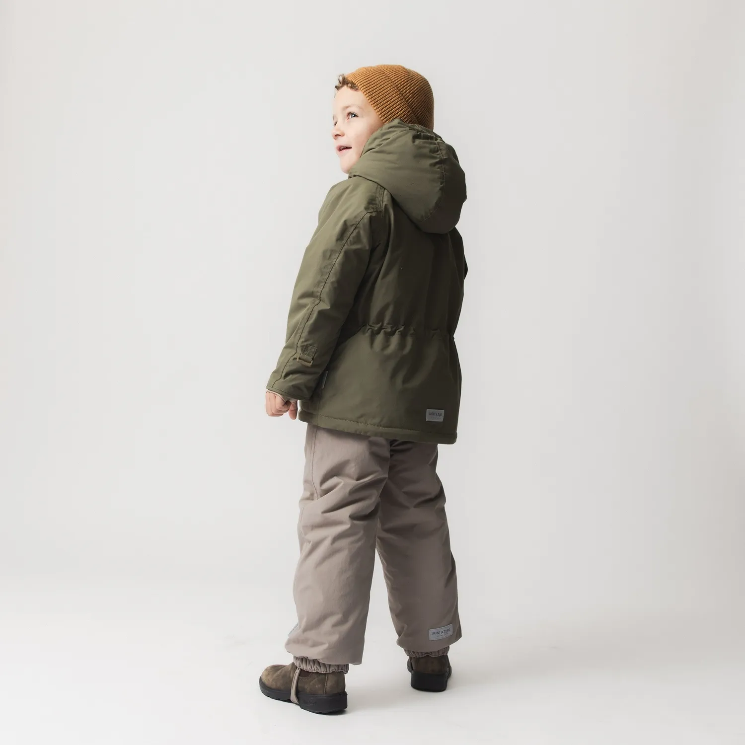 MINI A TURE MATWALLY vinterjakke Kalamata green fleeceforet