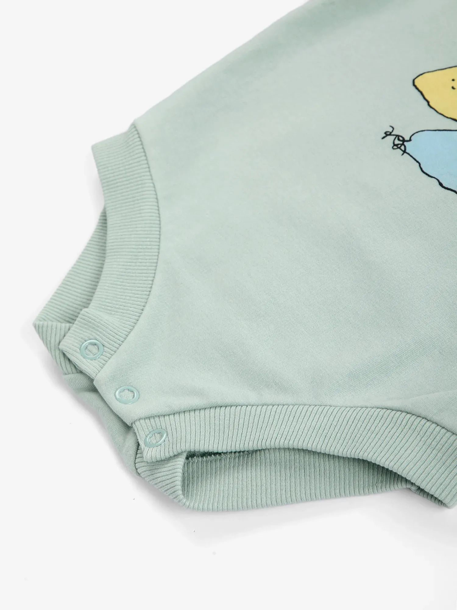 Bobo Choses Mush Monster fleece body grøn økologisk
