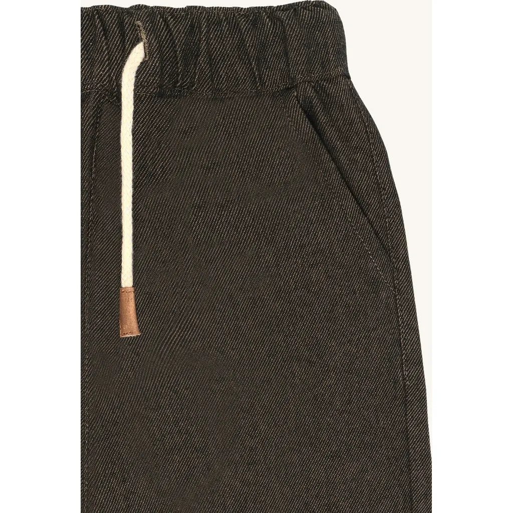 Hust & Claire HCJean Soft denim bukser black bomuld