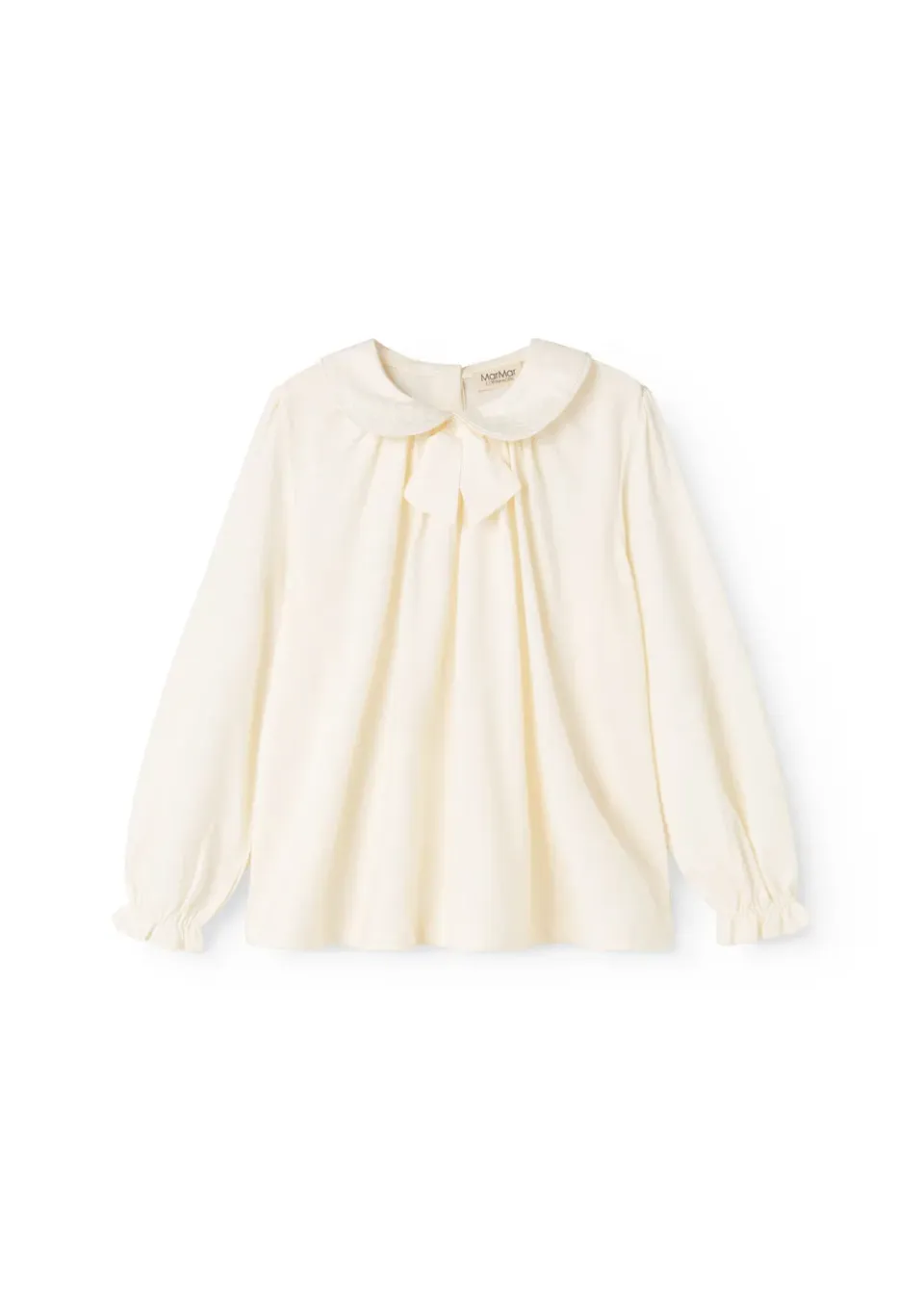 MarMar Tielle bluse Gentle White økologisk bomuld
