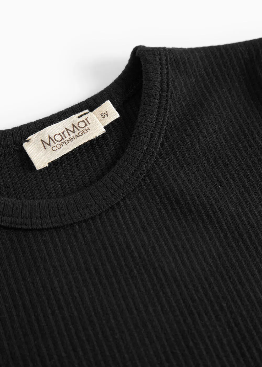 MarMar Plain Tee SS t-shirt Black modal sort 6M-12år