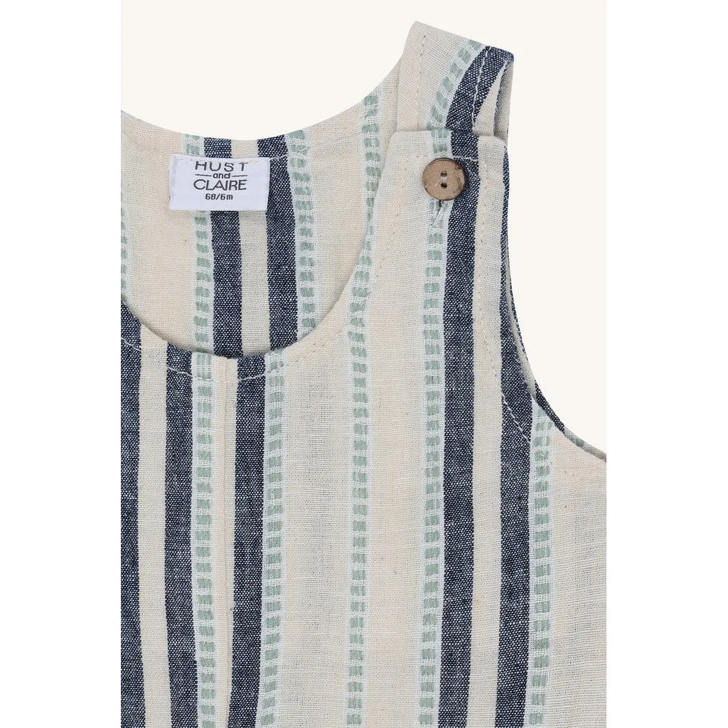 Hust & Claire Mik Holiday shorts Sandshell hørblanding