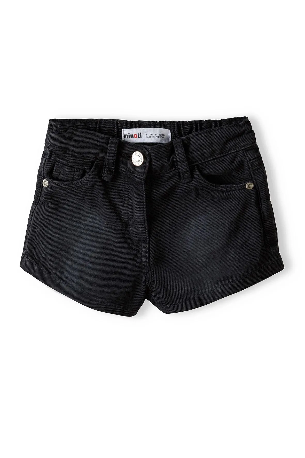Minoti 38827 denimshorts til piger sort acid