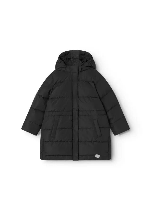 MarMar Oxford Coat dunfrakke Black lang sort