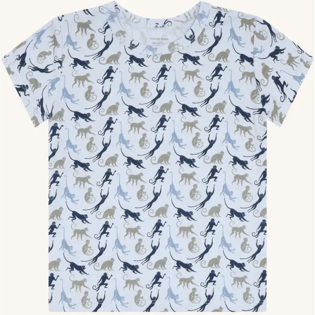 Hust & Claire Austin kortærmet t-shirt vand bambus