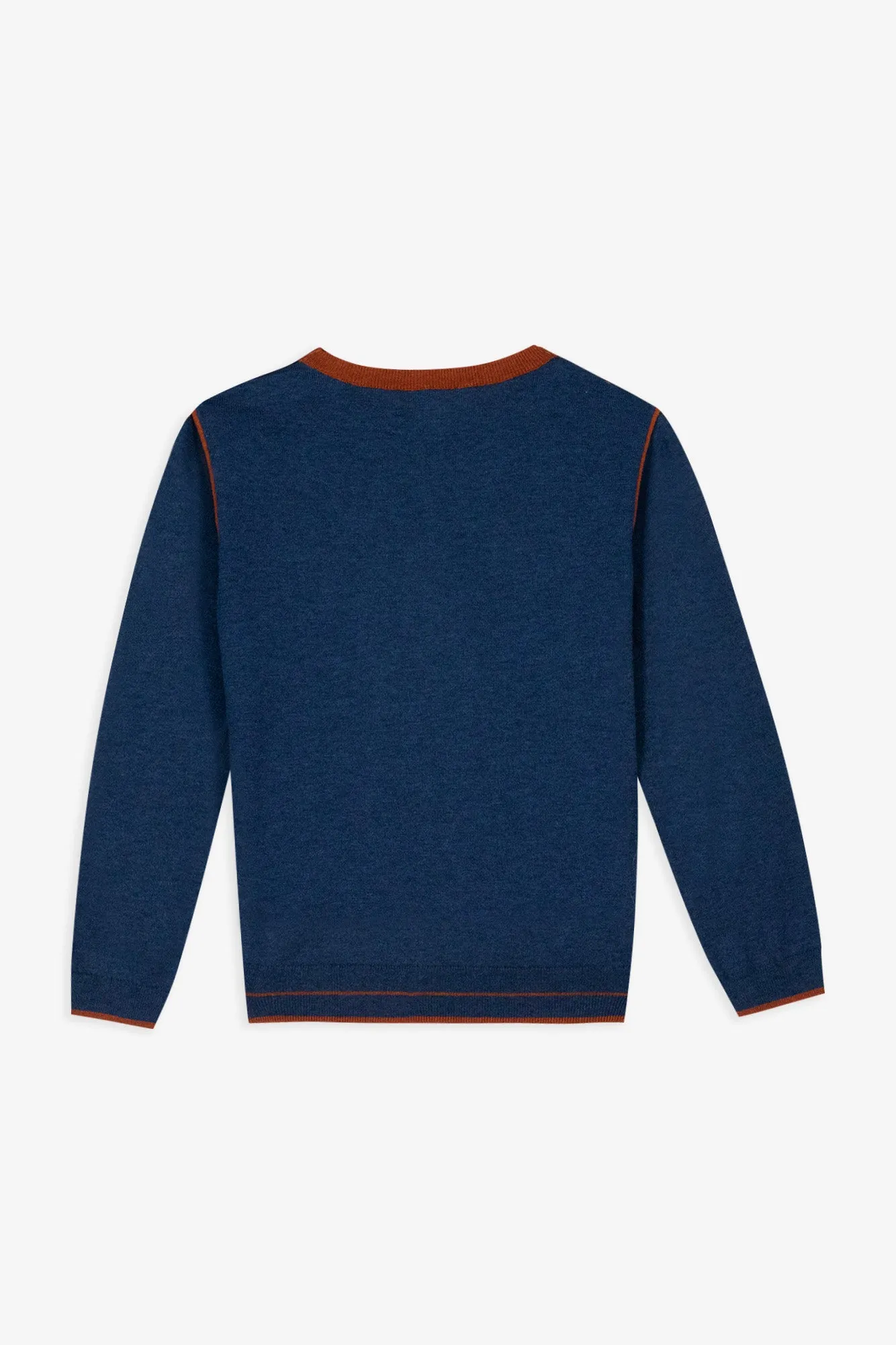 Bonton Pasta Blue pullover blå bomuld 100%