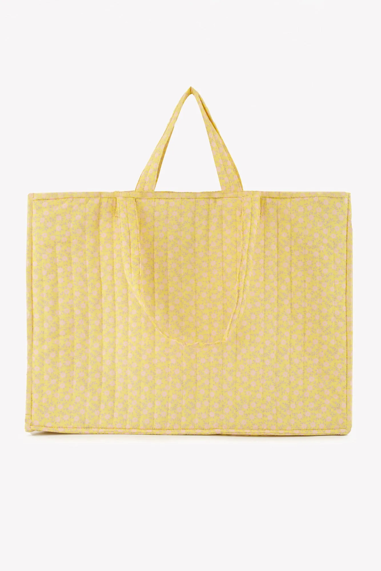 Bonton Mia Foulfleur mulepose gul bomuld