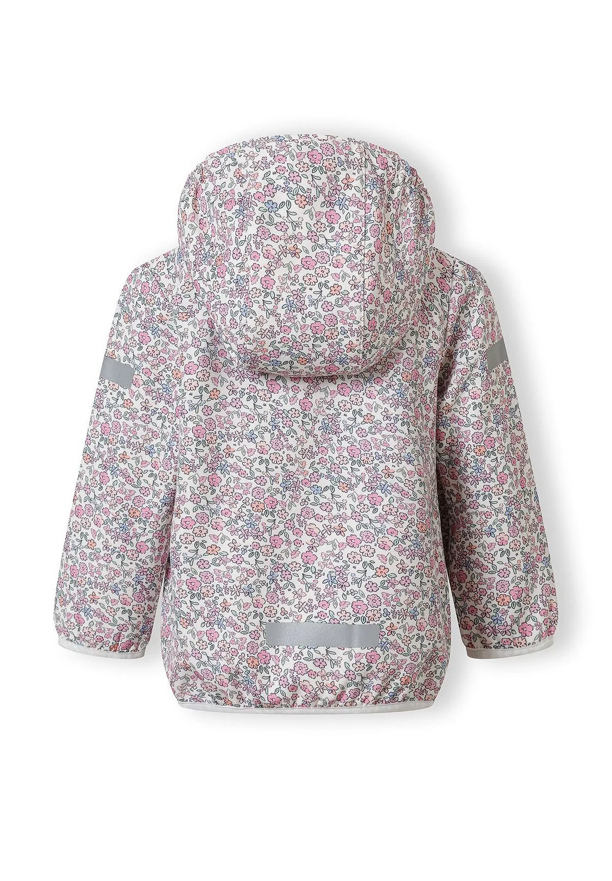 Minoti 44576 softshelljakke til piger creme blomster
