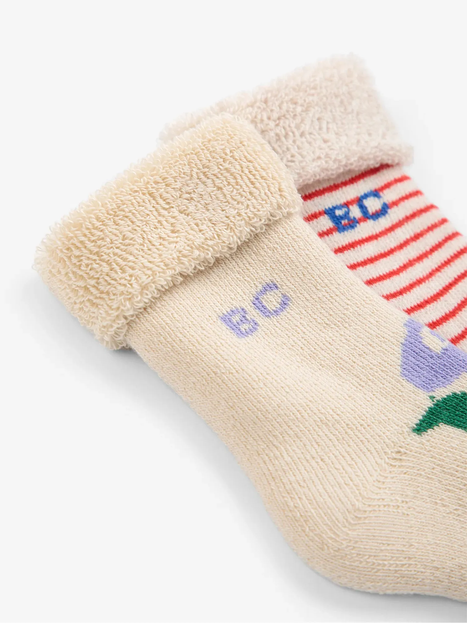 Bobo Choses Stamp Bloom strømper offwhite pakke